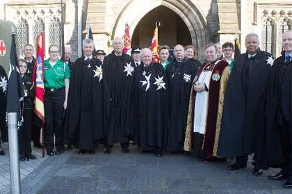 New head for St John Ambulance in Wales installed during St Mary's ceremony