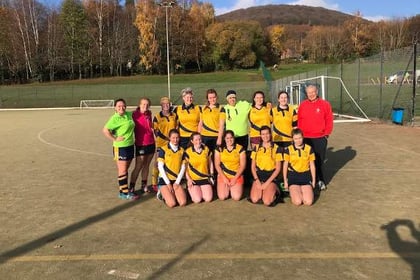 Double win on home turf for Aber Ladies