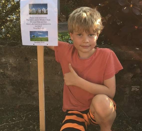 Sam launches his fight for green spaces