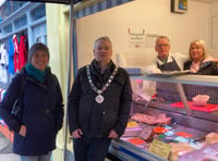 Mayor bids farewell to market butcher