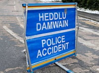 Road closed near Nevill Hall Hospital following accident