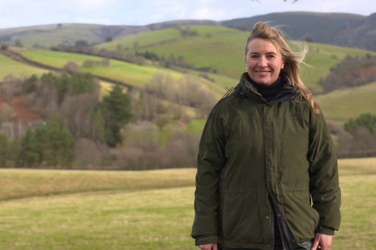 Tracy Price runs her own farm business near Llanidloes, has also been named “Learner of the year”