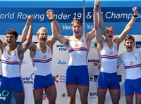 Oarsome Robbie lands world U23 fours title in new record