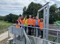 Local politicians visit Raglan wastewater treatment works 