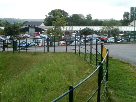 Entrance to Usk Garden Centre