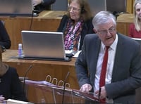 First Minister angry reaction to NHS question in Senedd