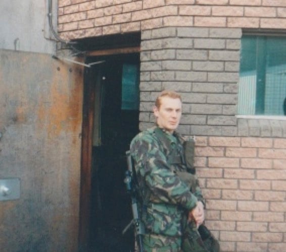 Nigel Morrell during his miltary career