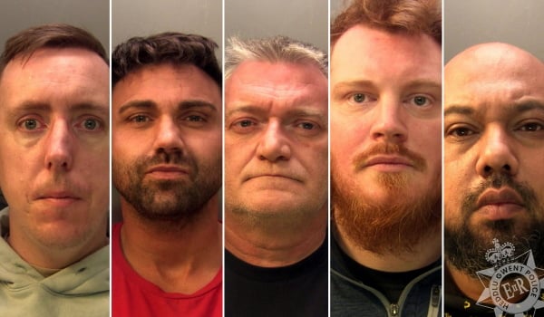 Five sent to jail following drugs trial