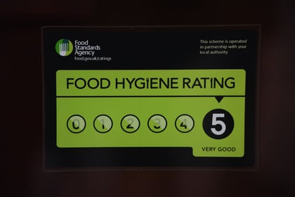 Food hygiene ratings given to 17 Monmouthshire establishments