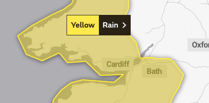 Yellow weather warning in place over Abergavenny