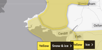 Abergavenny hit with yellow weather warning