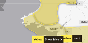 Abergavenny hit with yellow weather warning