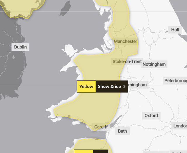 Further yellow weather warnings issued for Abergavenny