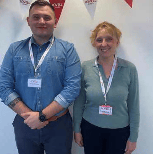 James and Meriel join the team at Lovell in Wales