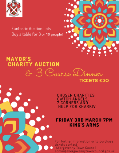 Mayors Charity Auction poster