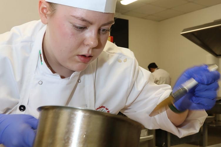 Welsh Culinary Association, Junior Chef Of Wales 2023.
Pictured is 
Picture by Phil Blagg Photography.
PB21-2023