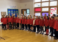 A special St David's Day performance from  Ysgol Gymraeg y Fenni