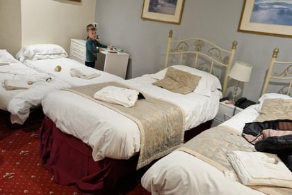Family of five living in hotel room after eviction 