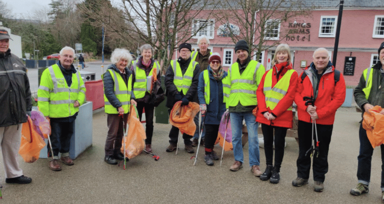 Keep Abergavenny Tidy's March clean up