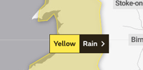 Met Office issue weather warning for rain over Abergavenny