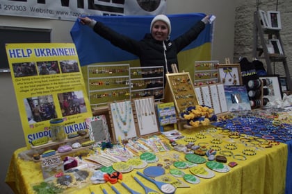 Maryna and Vadym raise funds for Ukraine
