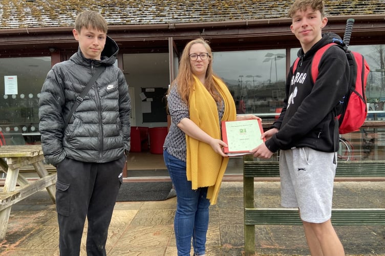 Abergavenny Tennis Club hand over documents to Gwent Archives