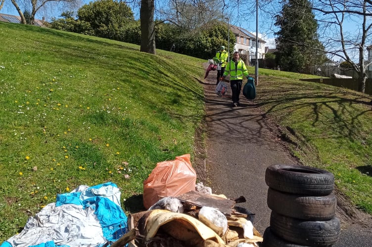 Hillside fly tipping action project