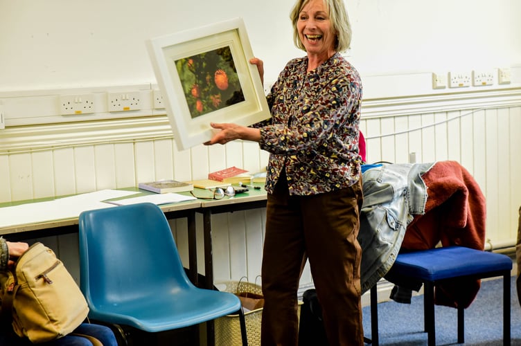 Liz Pearce at writing festival 