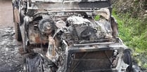 Raiders set alight stolen farm Land Rover following fuel bowser theft