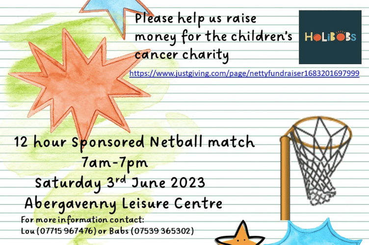 Holibobs cancer netball match