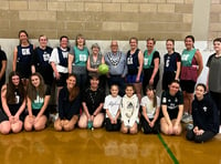 Charity netball match in support of young player