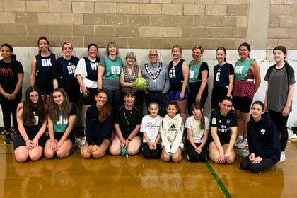 Charity netball match in support of young player