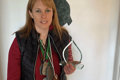 Abergavenny’s world champion stone skimmer takes British championships