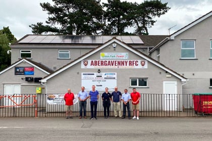 Abergavenny RFC lead the way in going green with solar panels 