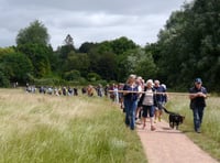 Scores of locals walk the Meadows