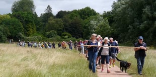 Scores of locals walk the Meadows