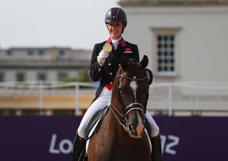 Six-time Olympic medalist Charlotte Dujardin