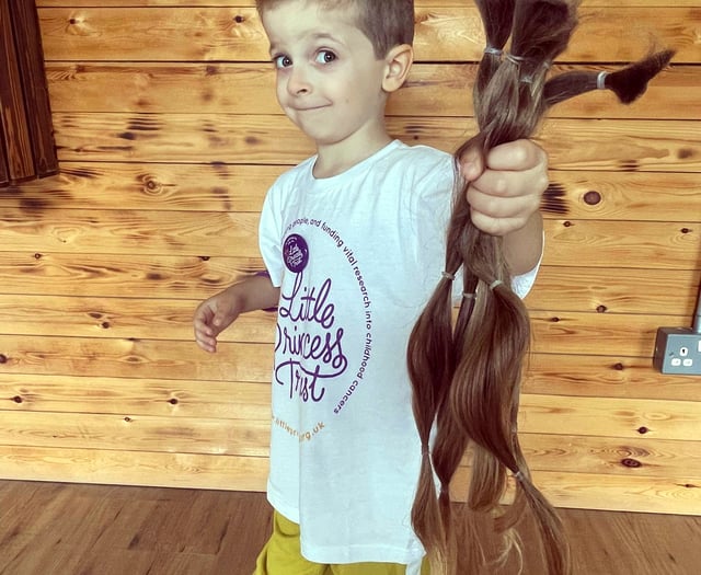 Brave brothers chop off 28 inches of hair for charity