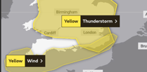 Met Office issue further updates for thunderstorm