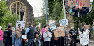 Campaigners protest suggested Day Centre venue 