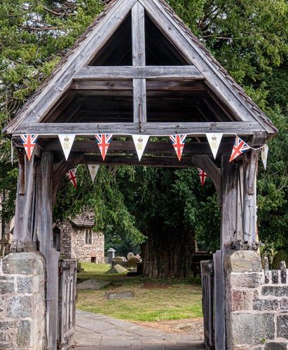 Raglan Church's Lych gate