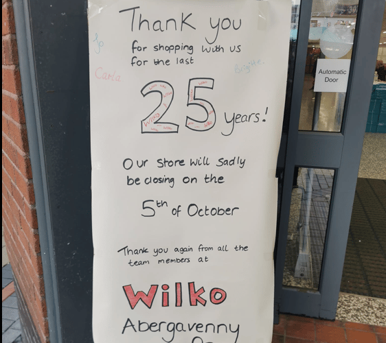 Aber wilko closing