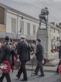Hymns sung at the War Memorial on Sunday - and all the lyrics