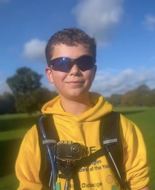 Local schoolboy runs for Children in Need in his second epic challenge