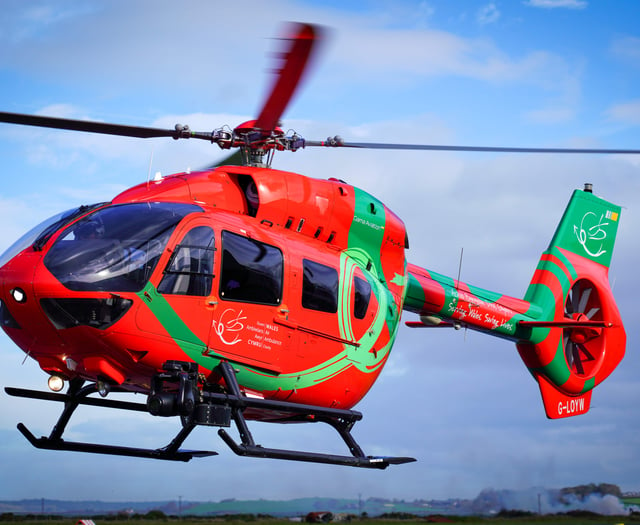 Abergavenny grandfather pays tribute to Wales Air Ambulance