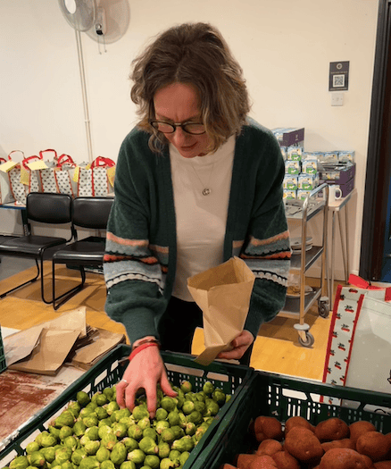 Labour candidate wraps Christmas food parcels for local families