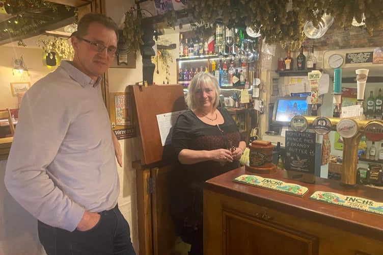 MP visits pub