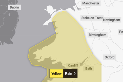 Video: Majority of Wales issued with yellow weather warning