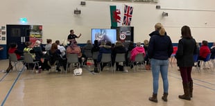 Successful road safety event for passing horses held at Llangynidr