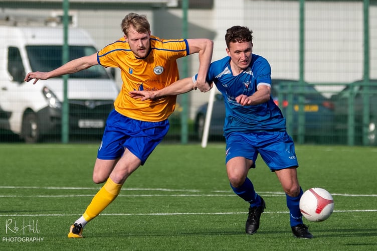 Blaenavon Blues met league leaders Trethomas Bluebirds for the second time in a week (pic March 2)